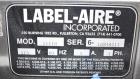 Used- Label-Aire 2111M Air Blow Labeler